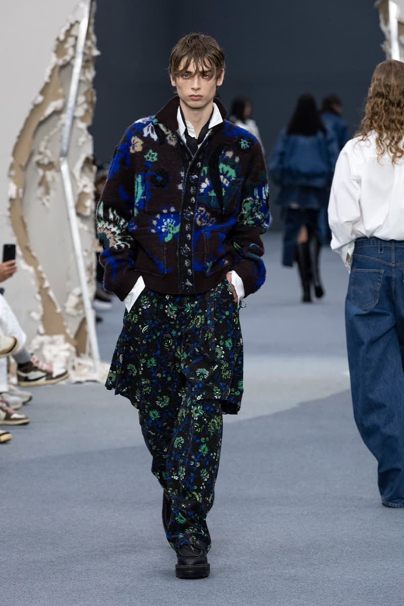 sacai Fall/Winter 2026 Paris Fashion Week Collection runway chitose abe levi's apc