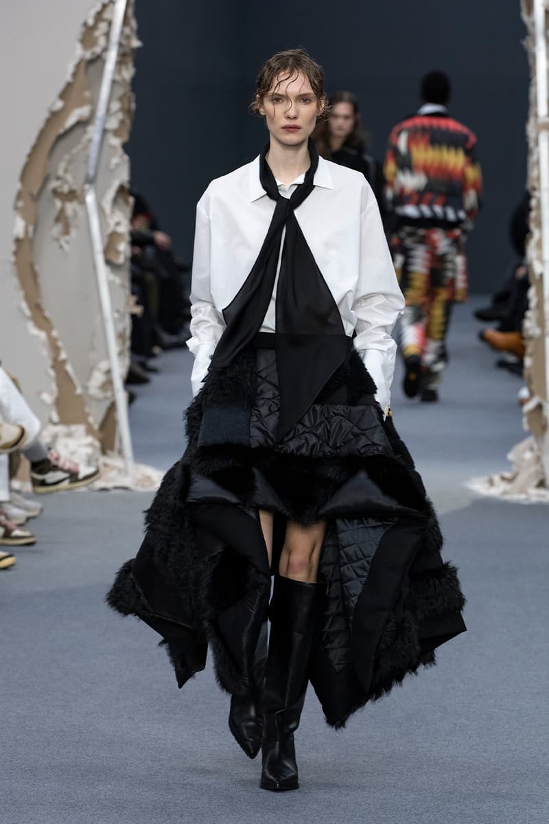 sacai Fall/Winter 2026 Paris Fashion Week Collection runway chitose abe levi's apc