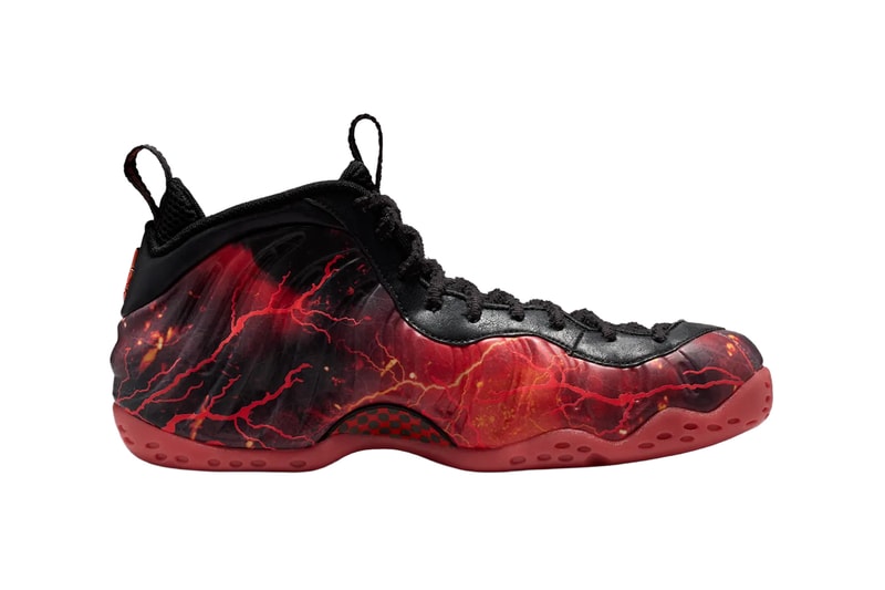 Stranger Things Nike Air Foamposite One Black Bright Crimson Off Noir IR7336-001 Release Info