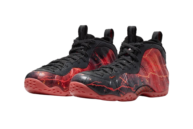 Stranger Things Nike Air Foamposite One Black Bright Crimson Off Noir IR7336-001 Release Info