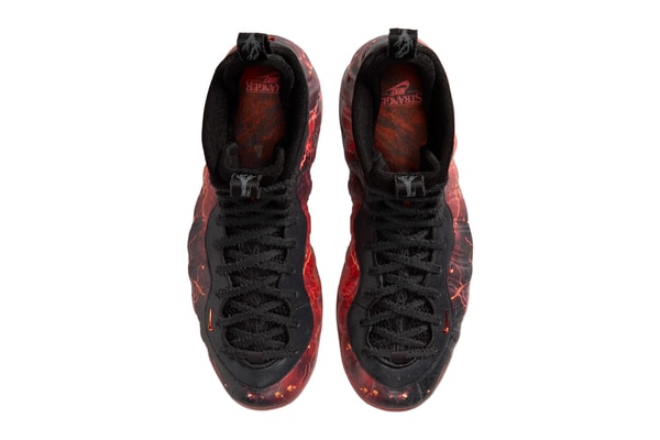 Stranger Things Nike Air Foamposite One Black Bright Crimson Off Noir IR7336-001 Release Info