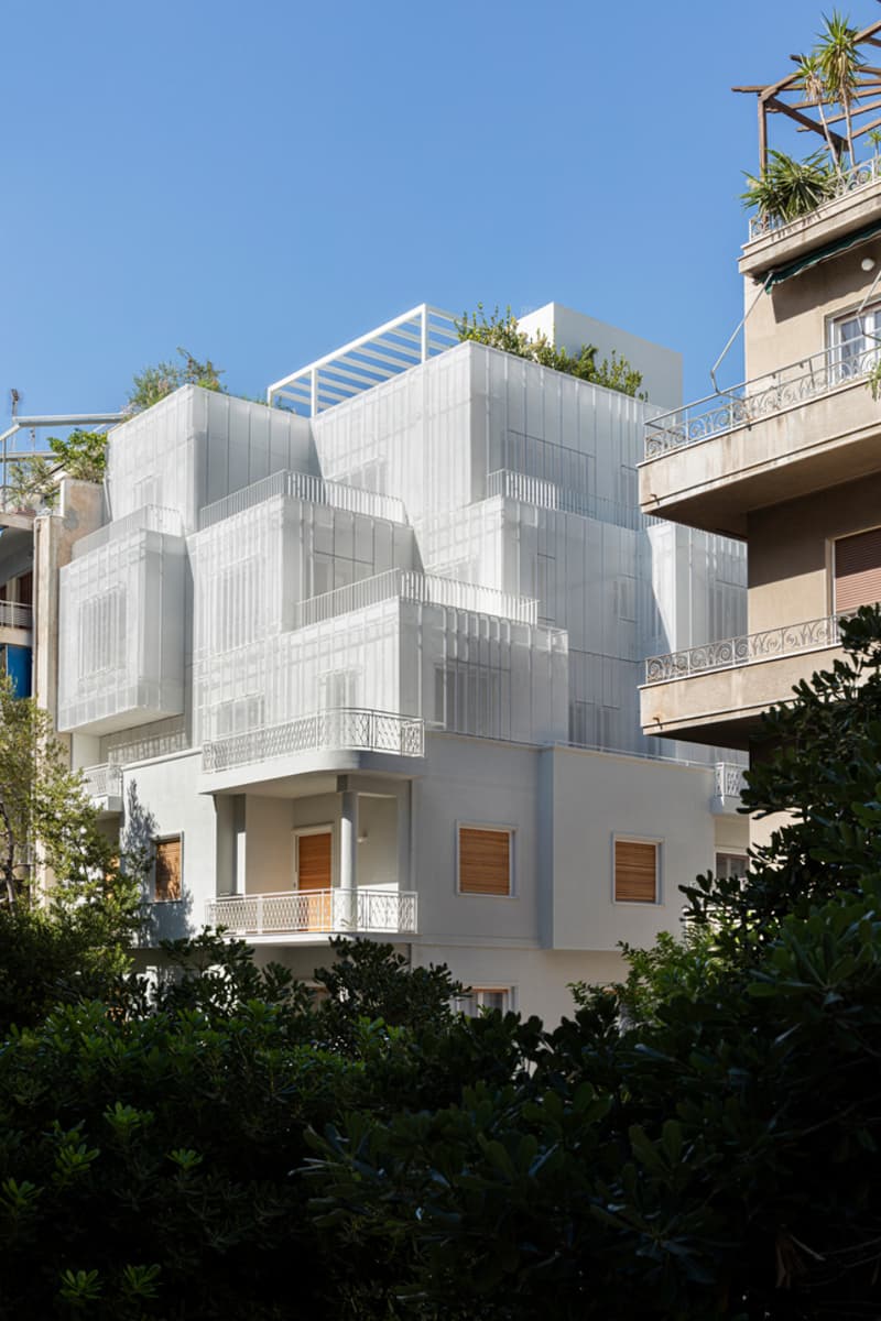 Arid “Veil” 1951 Corner Building Patissia District Athens Architecture Design 