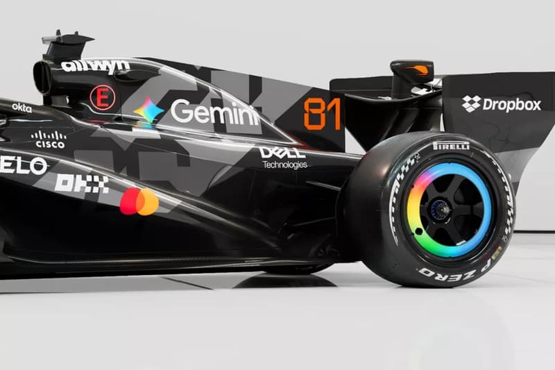 McLaren MCL40 in one-off black and chrome Barcelona Shakedown livery for the 2026 Formula 1 season reset