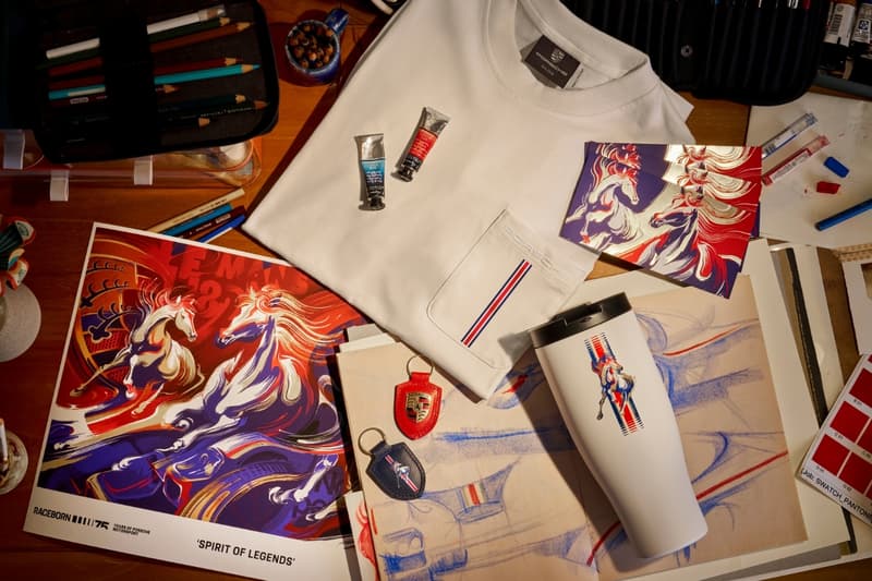 Porsche Priscilla Tey Lunar New Year Mural Year of the Horse Singapore Art SG Jewel Changi Airport