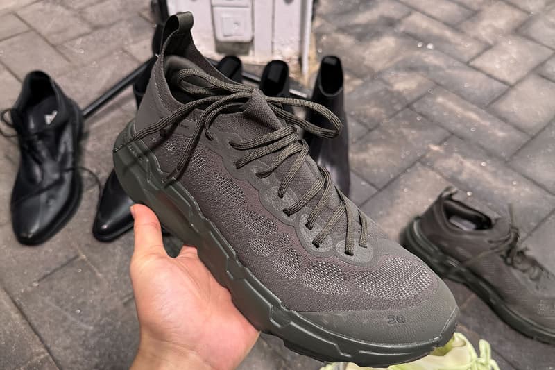 POST ARCHIVE FACTION On Cloudsoma Neon Yellow Black Paris Fashion Week Closer Look