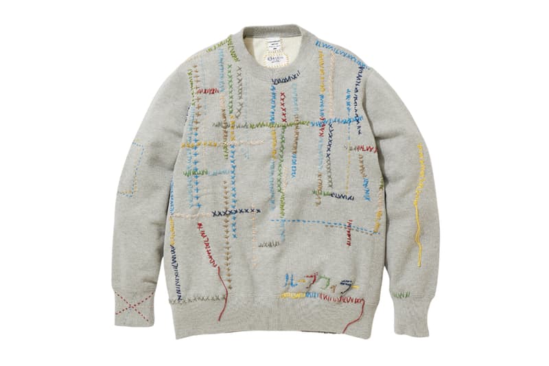 SASHIKO GALS KUON LOOPWHEELER Sweatshirt collaboration Release Info