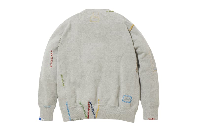 SASHIKO GALS KUON LOOPWHEELER Sweatshirt collaboration Release Info