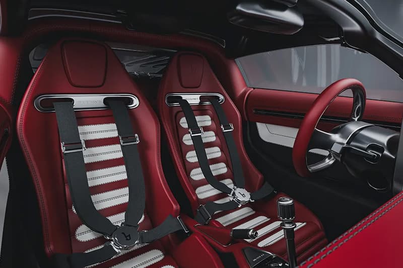 Bertone Runabout neo-retro V6 sports car with pop-up headlights on Lotus-derived carbon body, first Bertone Classic model limited to 25 units