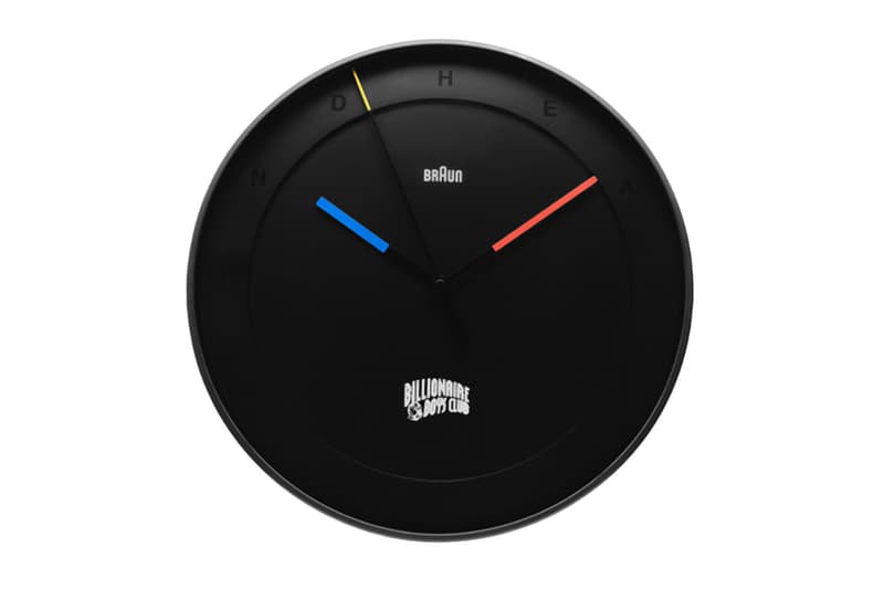 Billionaire Boys Club x Braun BC17 Wall Clock Collaboration Release Info
