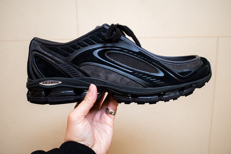 Comme des Garçons HOMME x New Balance U1890A Closer Look paris fashion week fw26 fall winter 2026 black charcoal orange beige