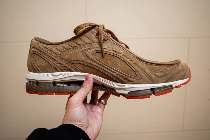 Comme des Garçons HOMME x New Balance U1890A Closer Look paris fashion week fw26 fall winter 2026 black charcoal orange beige