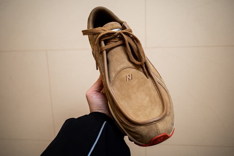 Comme des Garçons HOMME x New Balance U1890A Closer Look paris fashion week fw26 fall winter 2026 black charcoal orange beige