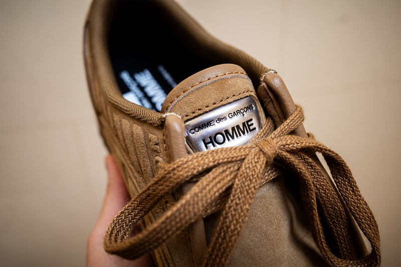 Comme des Garçons HOMME x New Balance U1890A Closer Look paris fashion week fw26 fall winter 2026 black charcoal orange beige