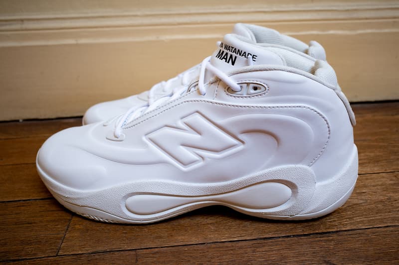 Closer Look at the Junya Watanabe MAN x New Balance P400 Revealed During PFW FW26 two colorways triple black white