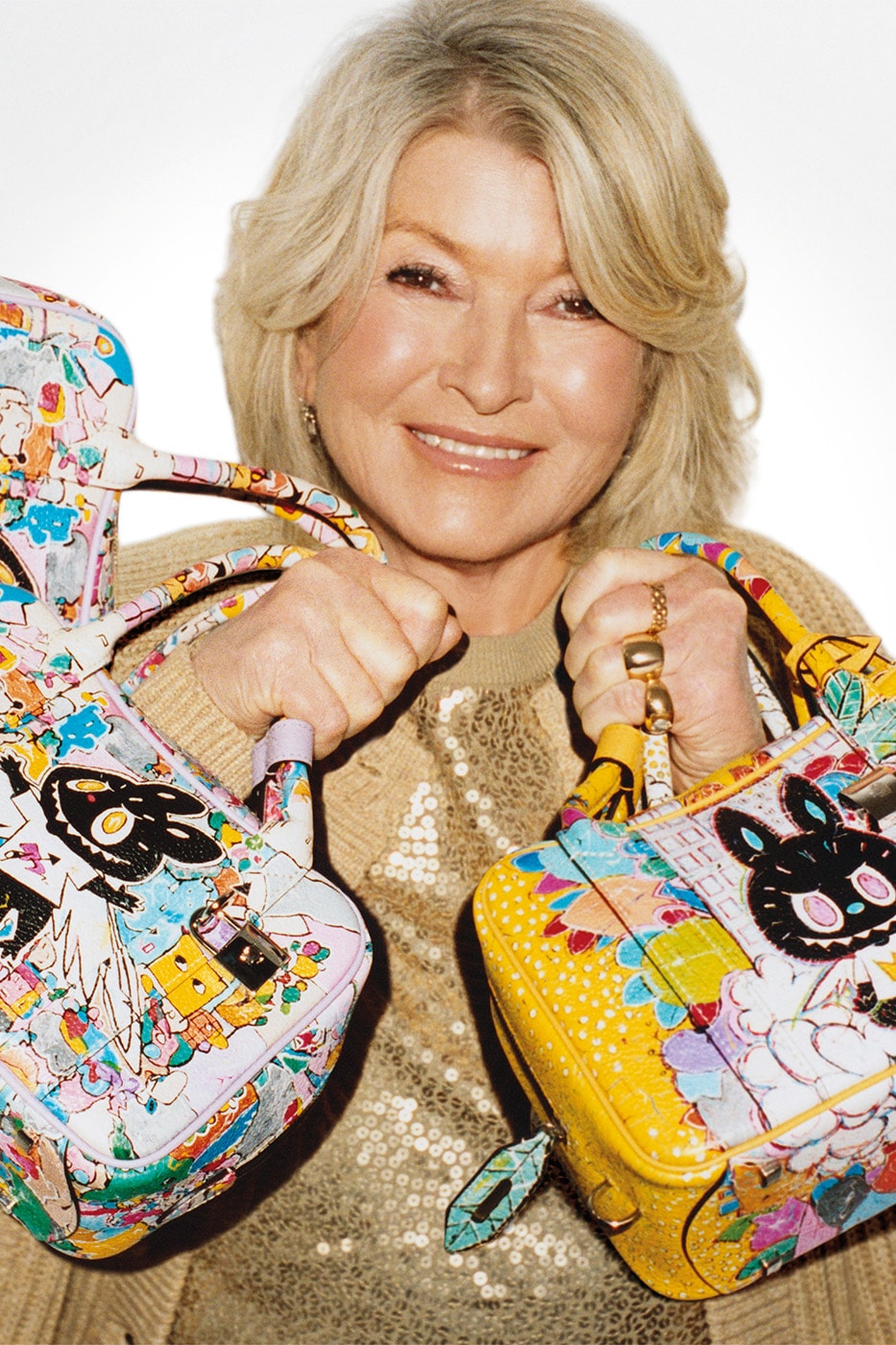 Moynat x Kasing Lung second capsule collection campaign release info Angela Bassett Brooke Shields Fran Drescher Grace Burns Jordan Clarkson Lucy Liu Martha Stewart Selah Labubu The Monsters