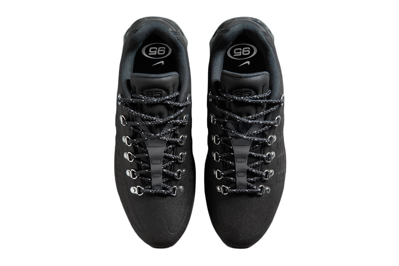 Nike Air Max 95 Hiking Shoe Black Off-Noir-Metallic Silver IQ1662-045 Release Info