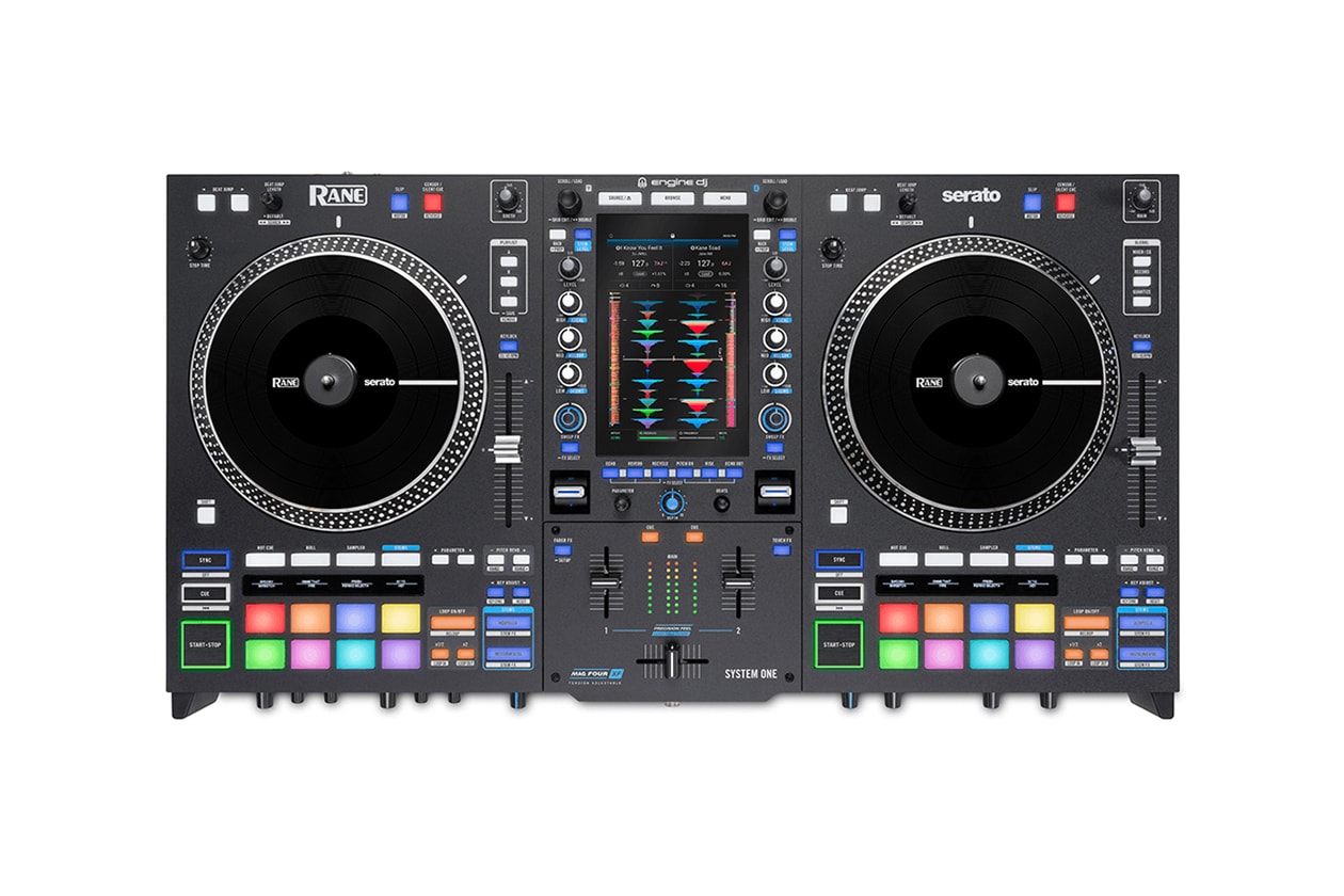Rane System One dj controller all-in-one standalone decks turntables djs mixing pioneer dj alphatheta denon XDJ-XZ 