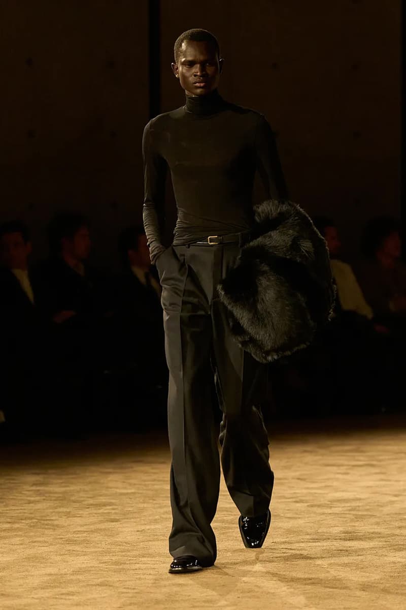 Saint Laurent Winter 2026 Menswear Paris Fashion Week Runway Collection anthony vaccarello