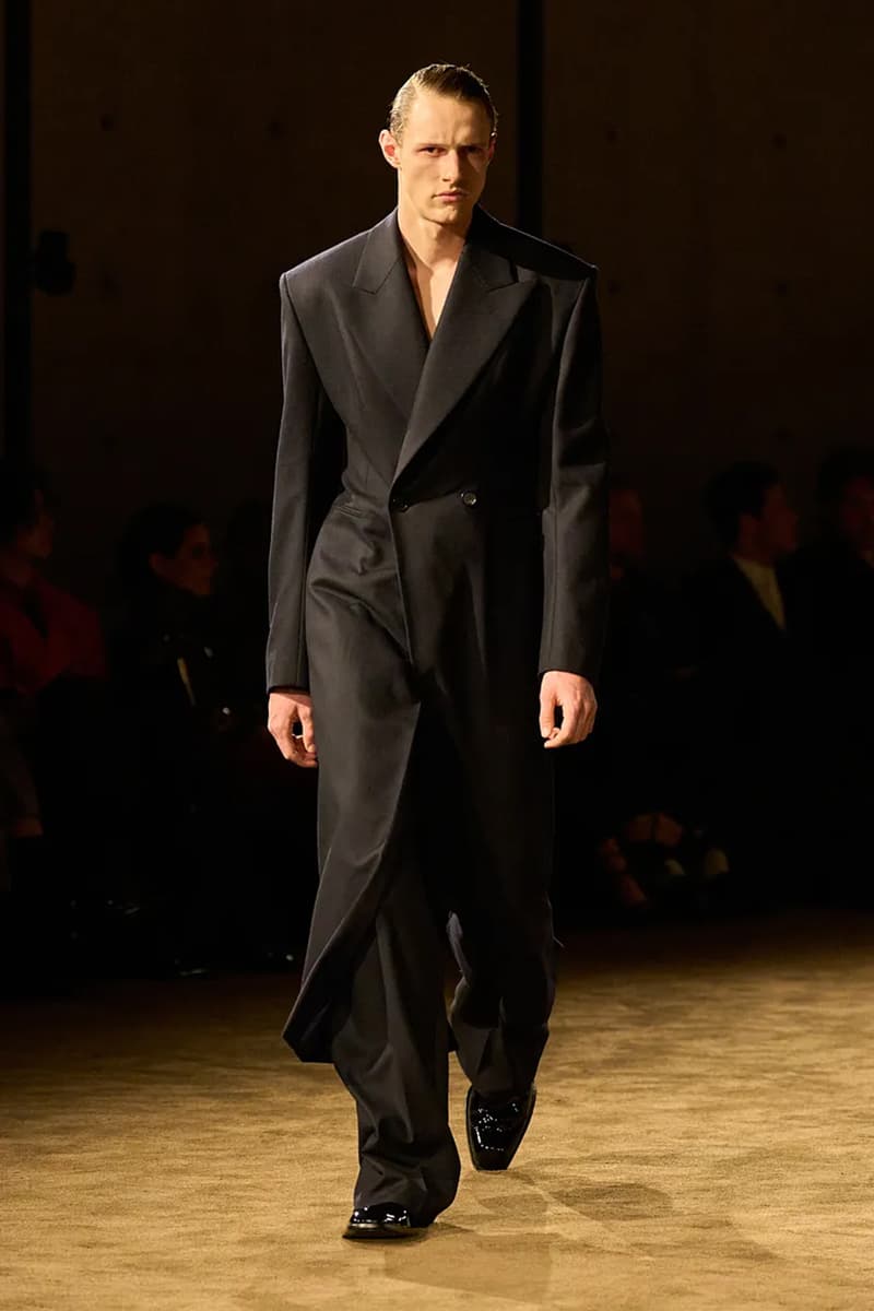 Saint Laurent Winter 2026 Menswear Paris Fashion Week Runway Collection anthony vaccarello