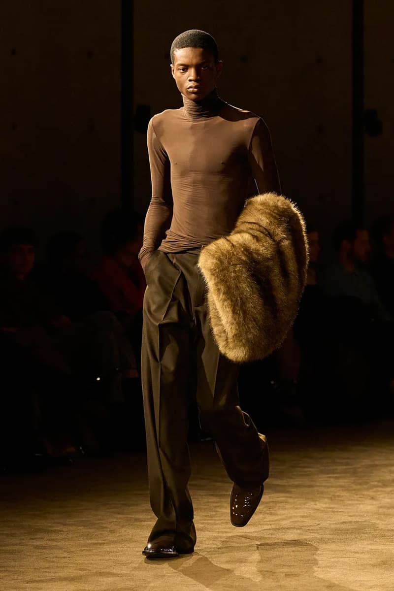 Saint Laurent Winter 2026 Menswear Paris Fashion Week Runway Collection anthony vaccarello