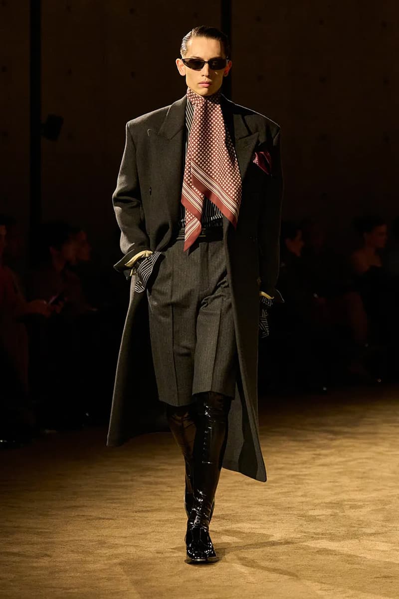 Saint Laurent Winter 2026 Menswear Paris Fashion Week Runway Collection anthony vaccarello