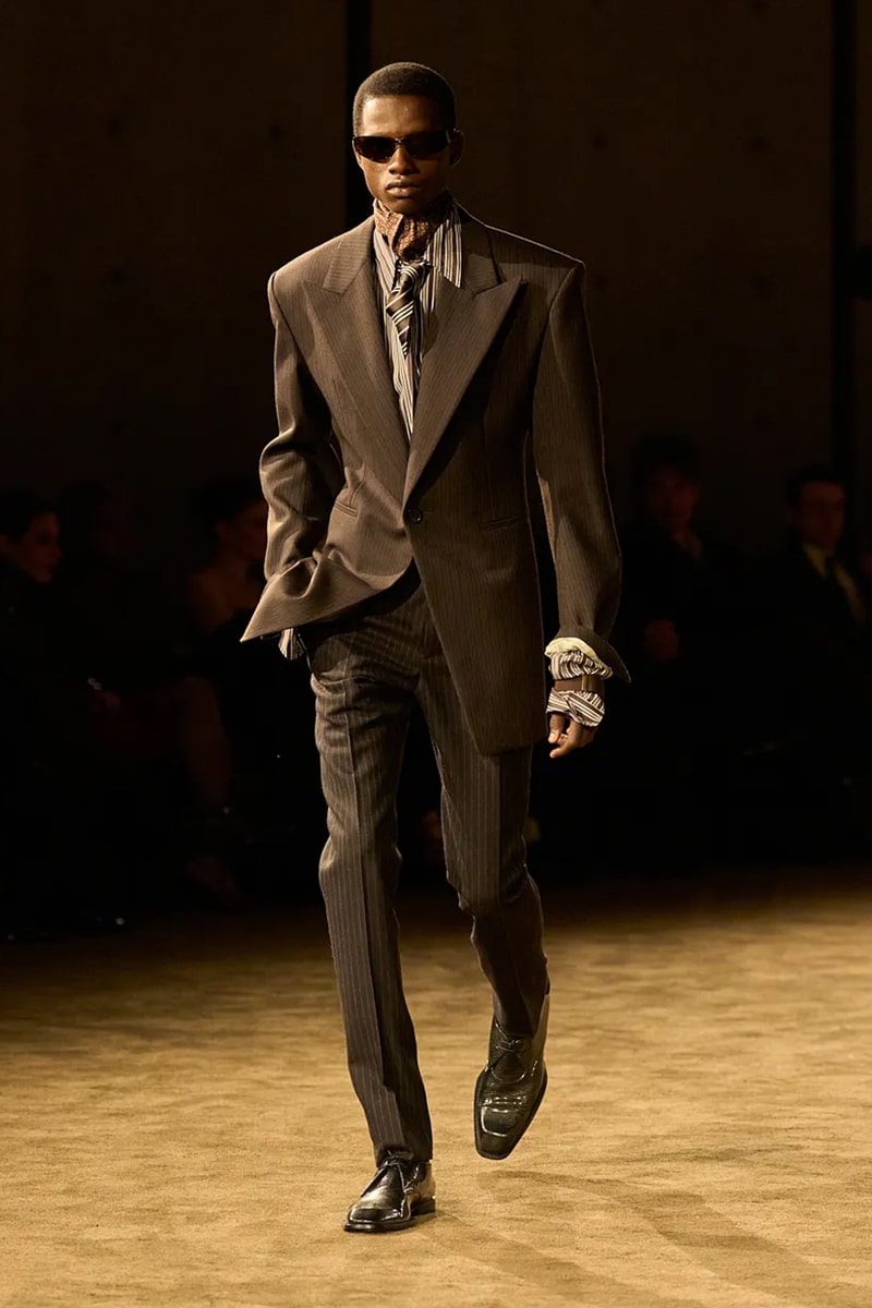 Saint Laurent Winter 2026 Menswear Paris Fashion Week Runway Collection anthony vaccarello