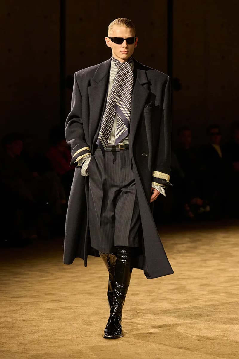 Saint Laurent Winter 2026 Menswear Paris Fashion Week Runway Collection anthony vaccarello