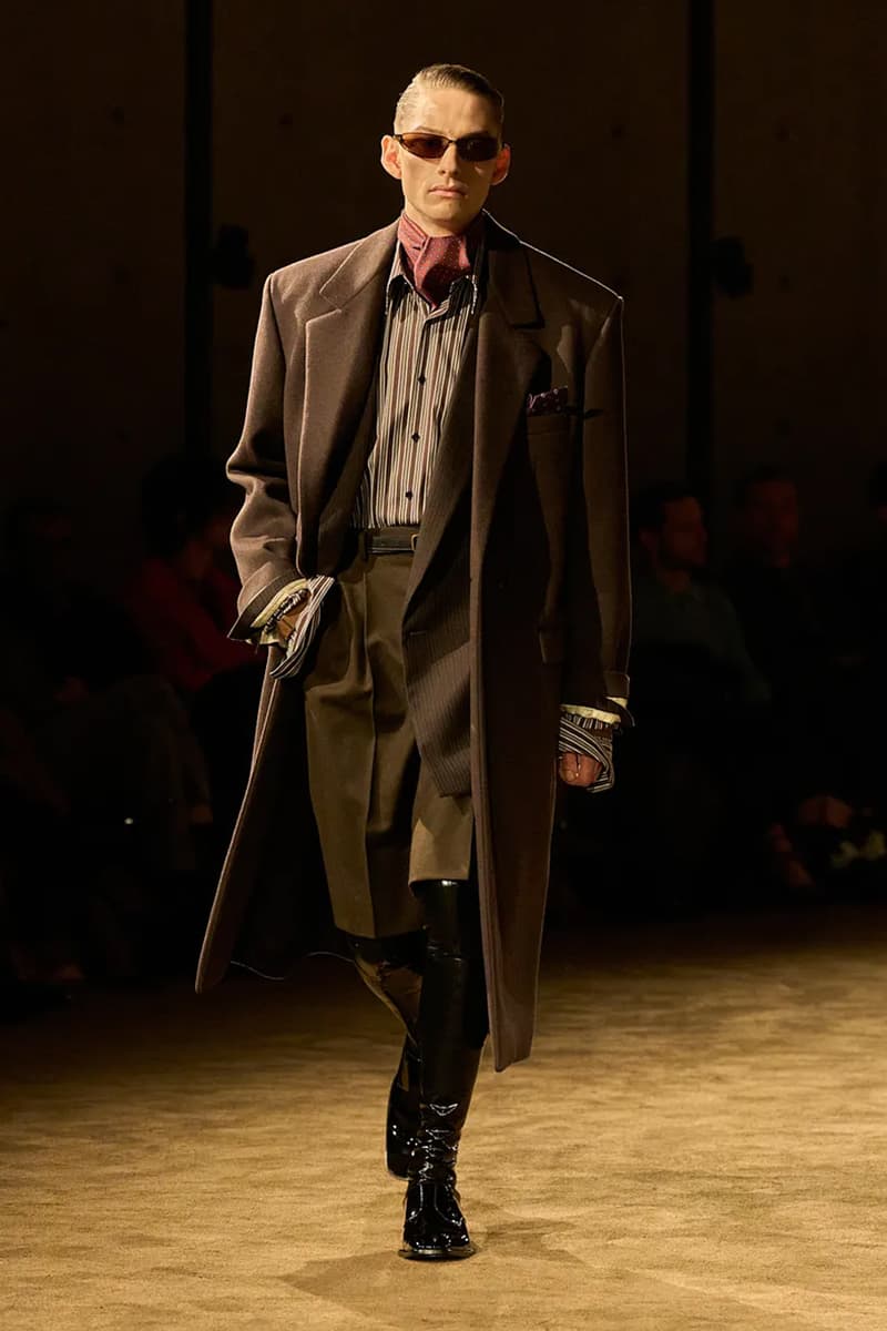 Saint Laurent Winter 2026 Menswear Paris Fashion Week Runway Collection anthony vaccarello