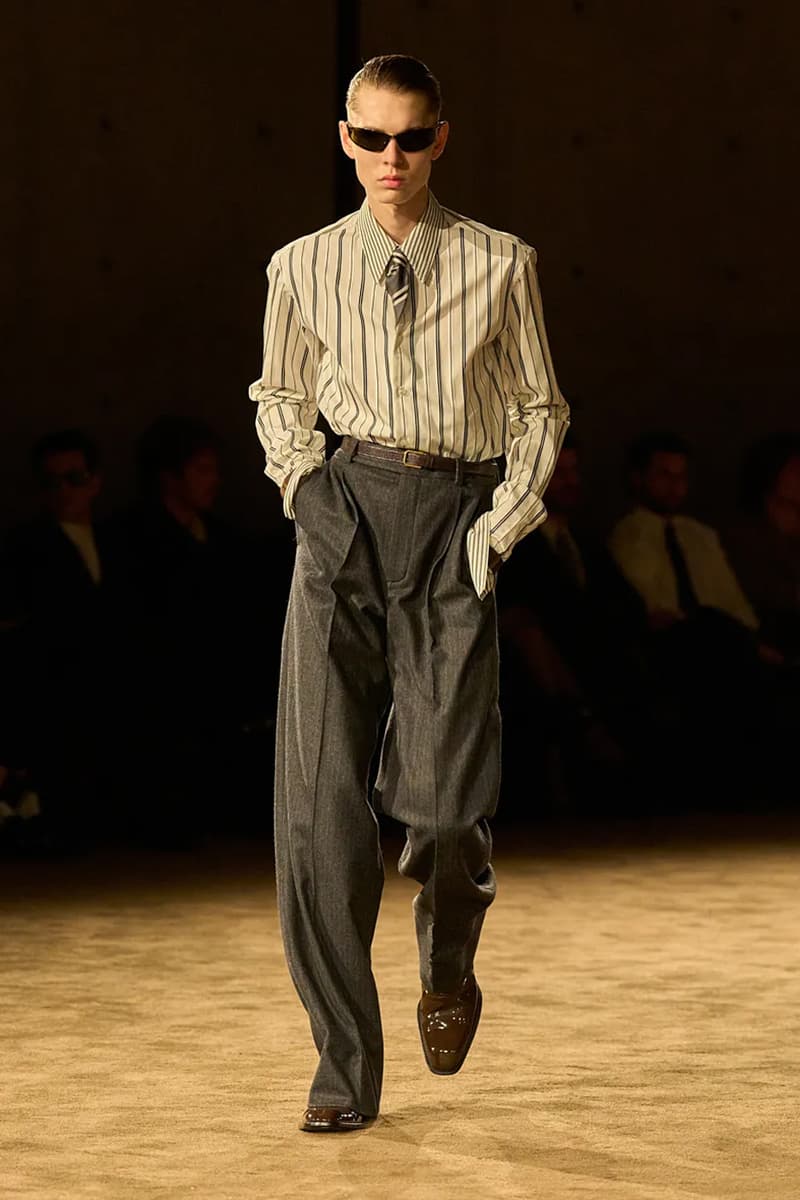 Saint Laurent Winter 2026 Menswear Paris Fashion Week Runway Collection anthony vaccarello