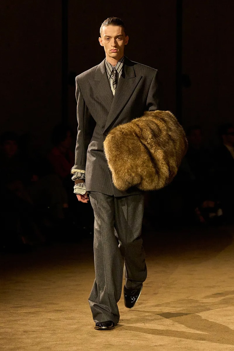 Saint Laurent Winter 2026 Menswear Paris Fashion Week Runway Collection anthony vaccarello