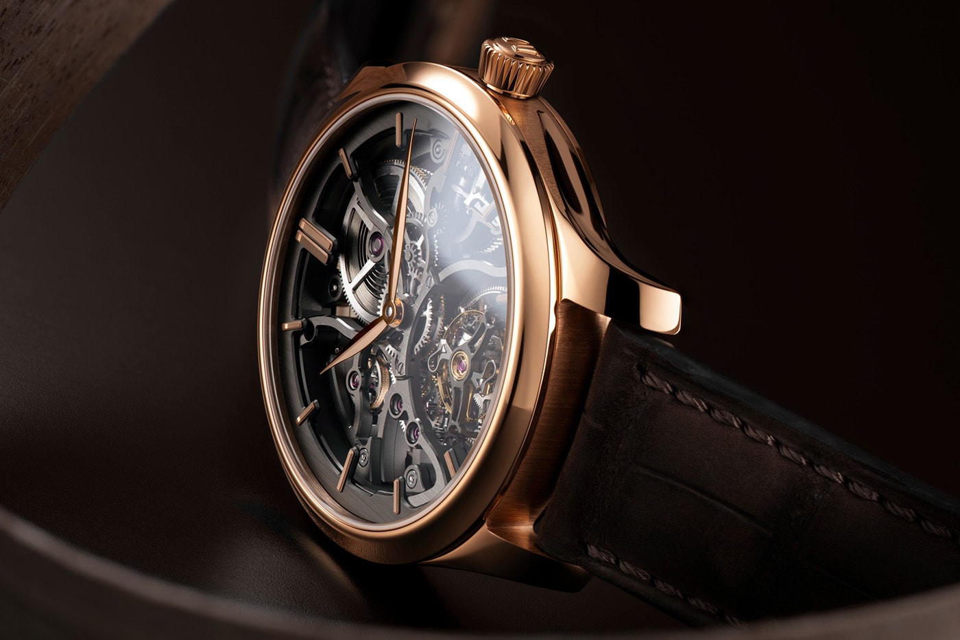 H. Moser & Cie. Endeavour Tourbillon Skeleton Red Gold ref. 1814-0400 Release Info