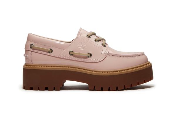 Timberland Valentine's Day "Blush Pack" Stone Street Platform Boat Shoe Stone Street Platform 6-Inch Light Pink Beige Red Release Info
