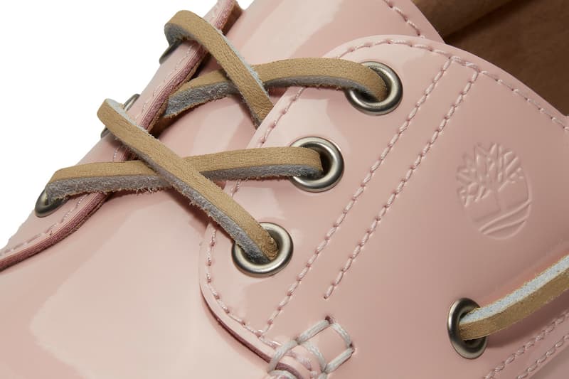 Timberland Valentine's Day "Blush Pack" Stone Street Platform Boat Shoe Stone Street Platform 6-Inch Light Pink Beige Red Release Info