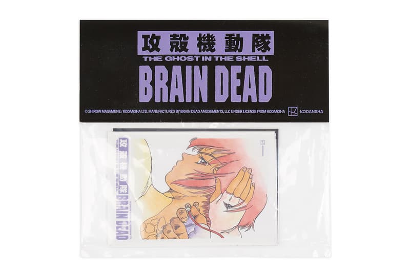 Ghost in the Shell 30th Anniversary Brain Dead Collaboration collection Release Info