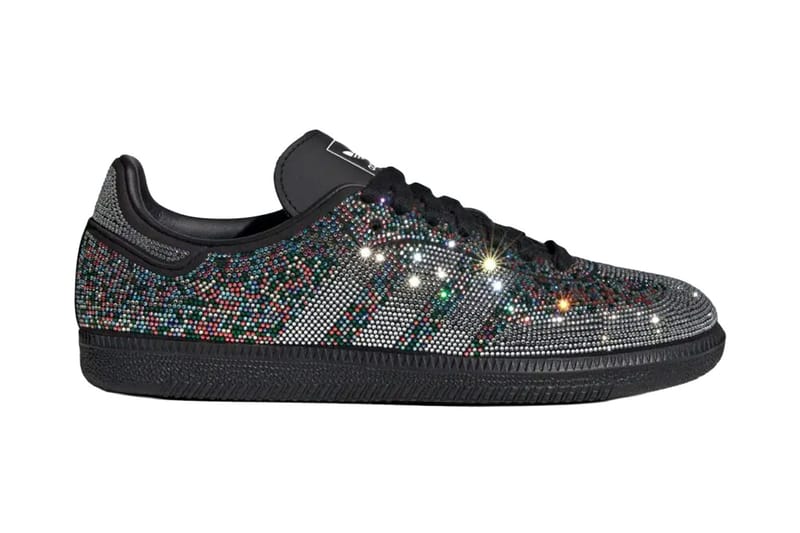 Sparkle in Every Step: adidas’ Samba OG Emerges in “Rhinestone/Core Black”
