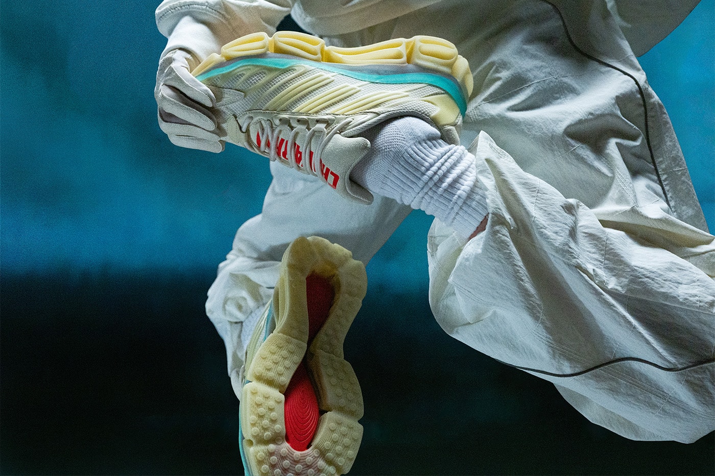 adidas Originals x Wily Chavarria Chavarria Megaride AG  KJ2048 Core Black/ Core Black/Putty Grey KJ2040 Cream White/Warm Vanilla/Power Red Release