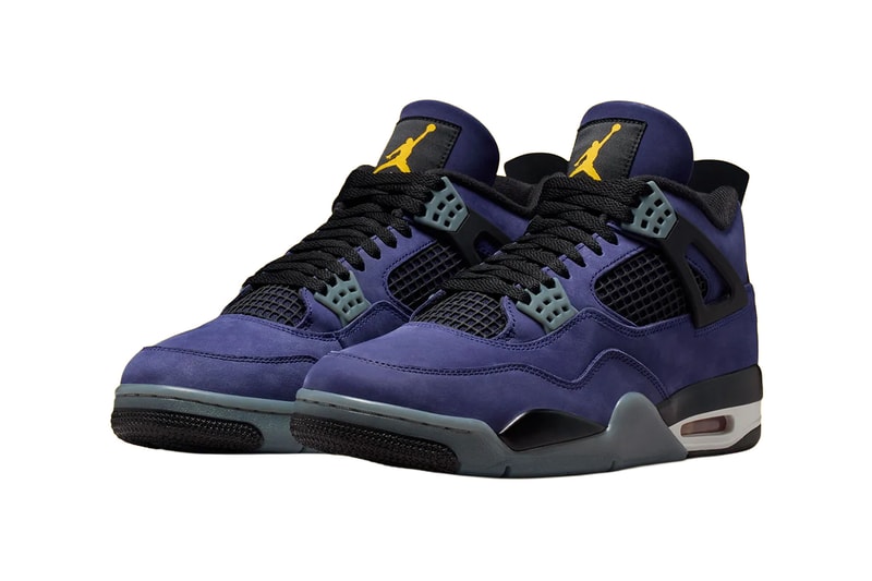 Air Jordan 4 Lakeshow Imperial Purple Multi-Color Multi Color FV5029-500 Official Images