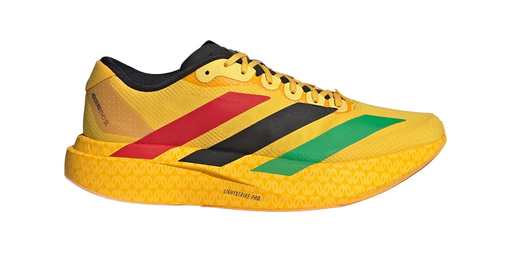 adidas Honors Bob Marley With a Jamaican-Themed Adizero Evo SL
