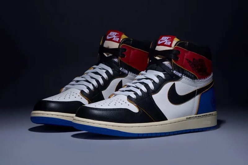 fragment design Union  LA  Air Jordan 1 High OG Varsity Red Sport Royal Black White Varsity Red Sport Royal IO7847-002 Release Info