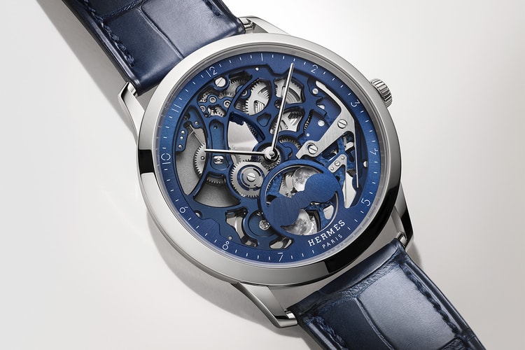 Hermè Announces a Skeletonized Slim d'Hermès Squelette Lune Timepiece