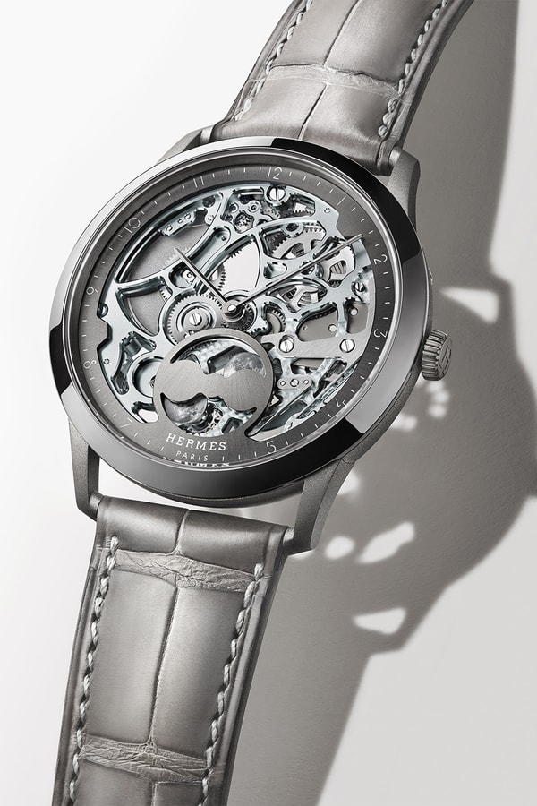 Hermès Slim d'Hermès Squelette Lune Skeletonized Titanium Platinum Release Info