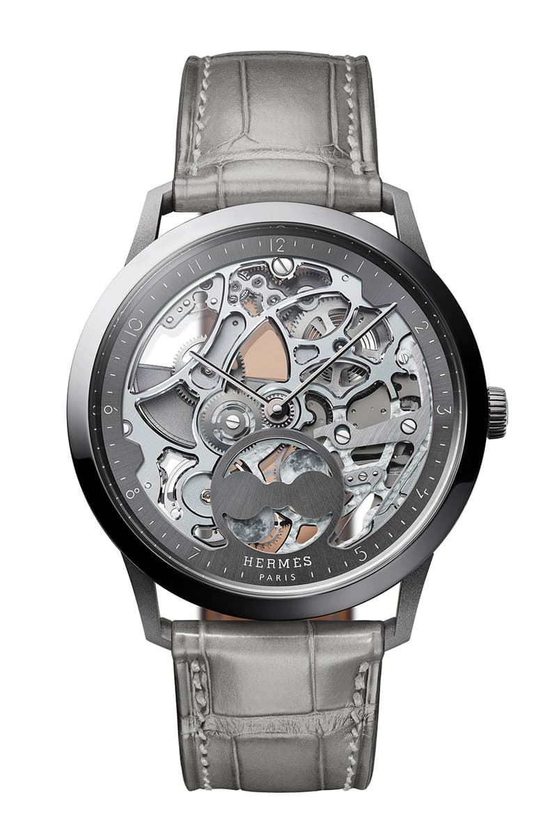 Hermès Slim d'Hermès Squelette Lune Skeletonized Titanium Platinum Release Info