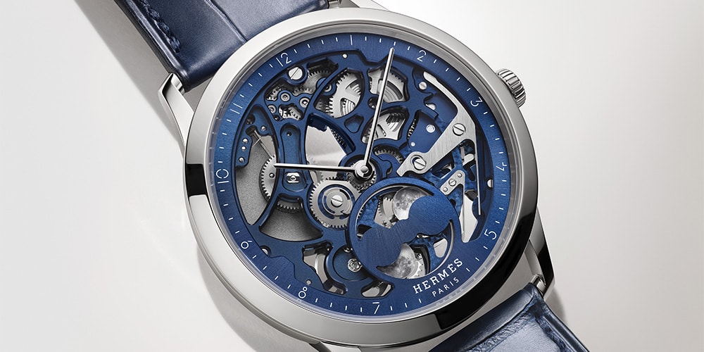 New from Hermès: Slim d’Hermès Squelette Lune - A Watch That Delights!