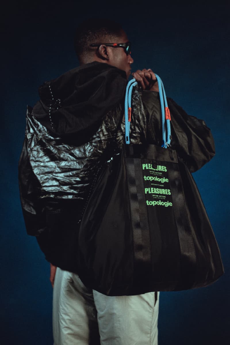 Topologie x PLEASURES Collaborative Capsule Collection Release Info Summit Tote Bottle Sacoche