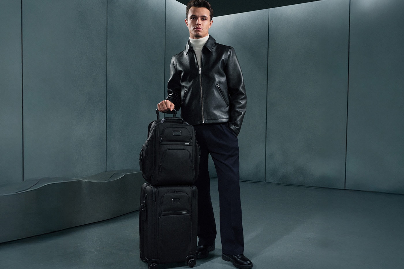 TUMI Alpha Collection Lookbook Lando Norris Campaign