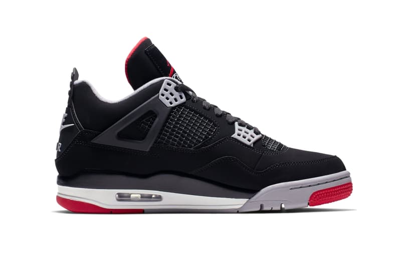 Air Jordan 4 "Bred" IX8180-001 Black/Cement Grey/Summit White/Fire Red Release Info Jumpman