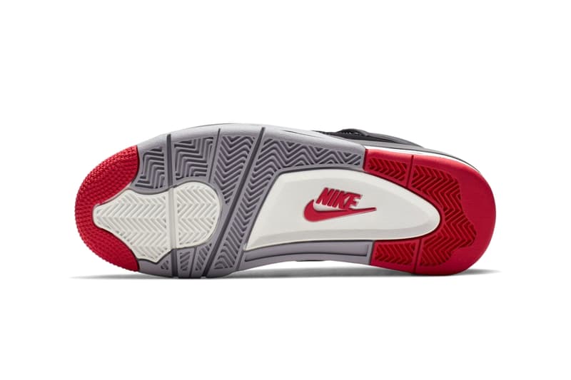 Air Jordan 4 "Bred" IX8180-001 Black/Cement Grey/Summit White/Fire Red Release Info Jumpman