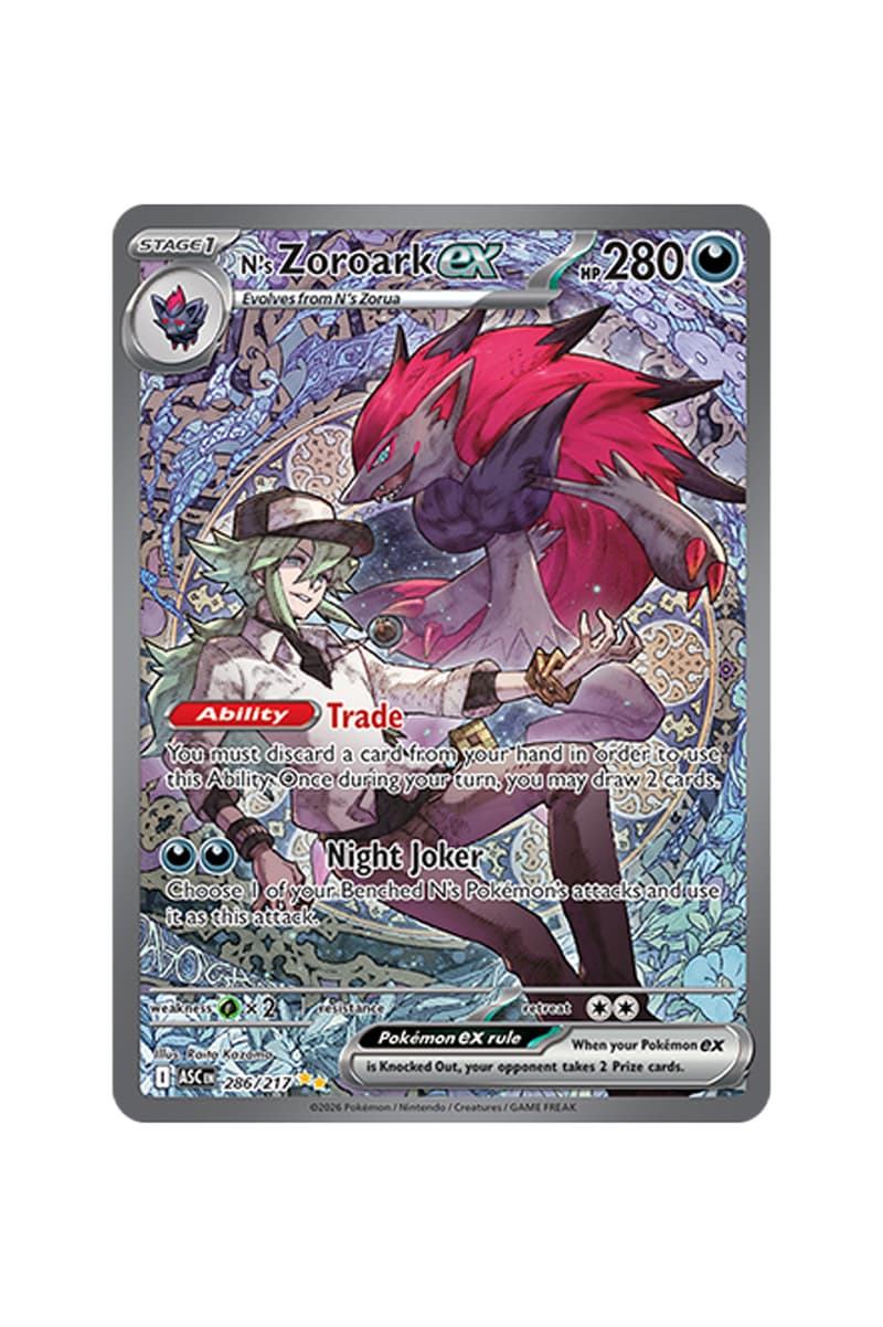 Pokémon TCG: Ascended Heroes Illustration Card List release date store info pics preview first look official