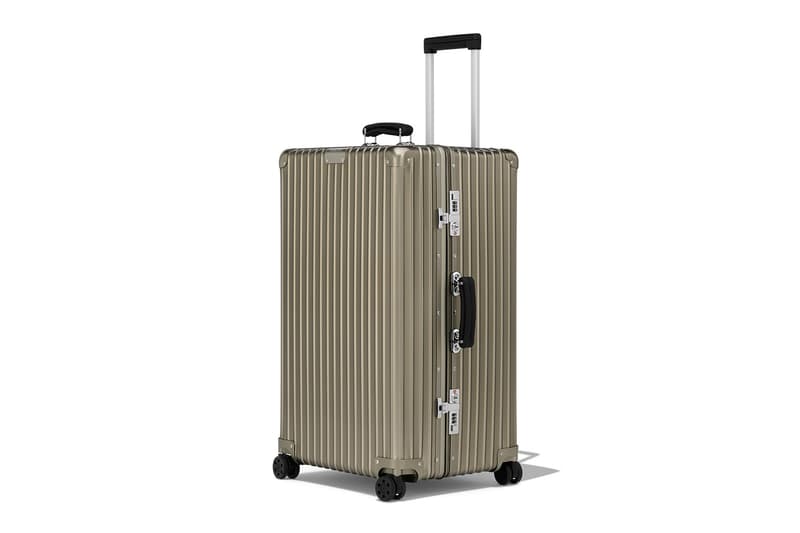 Rimowa New Titanium Colorway Classic Range Cabin Trunk Check-In L Luggage Release Info