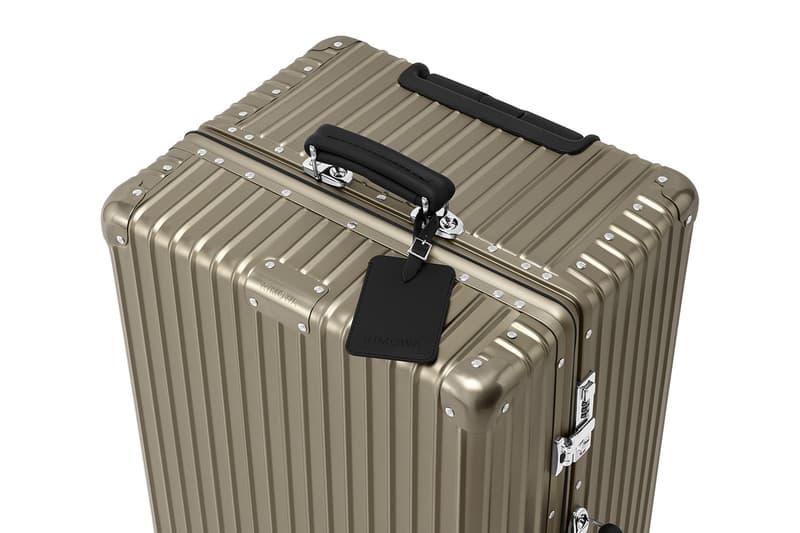 Rimowa New Titanium Colorway Classic Range Cabin Trunk Check-In L Luggage Release Info